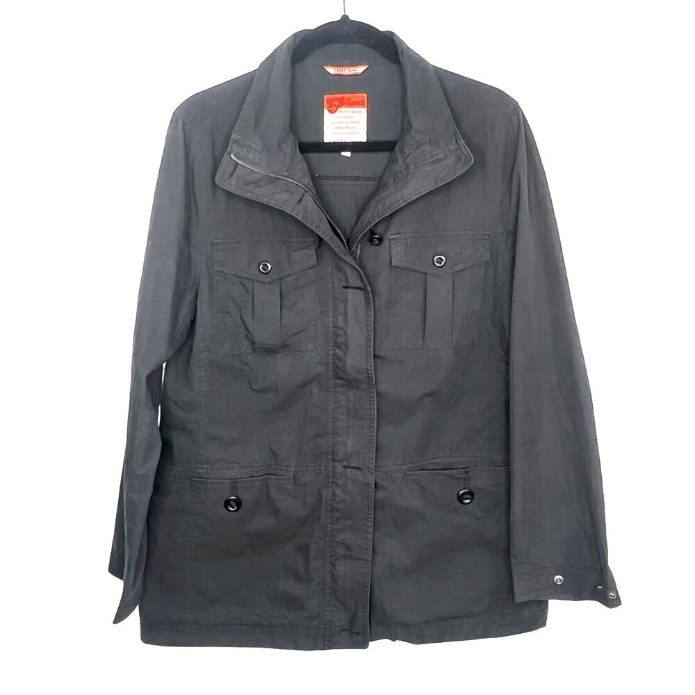 Carry Outwear Size Large Work In Progress Men’s Utility Black Jacket